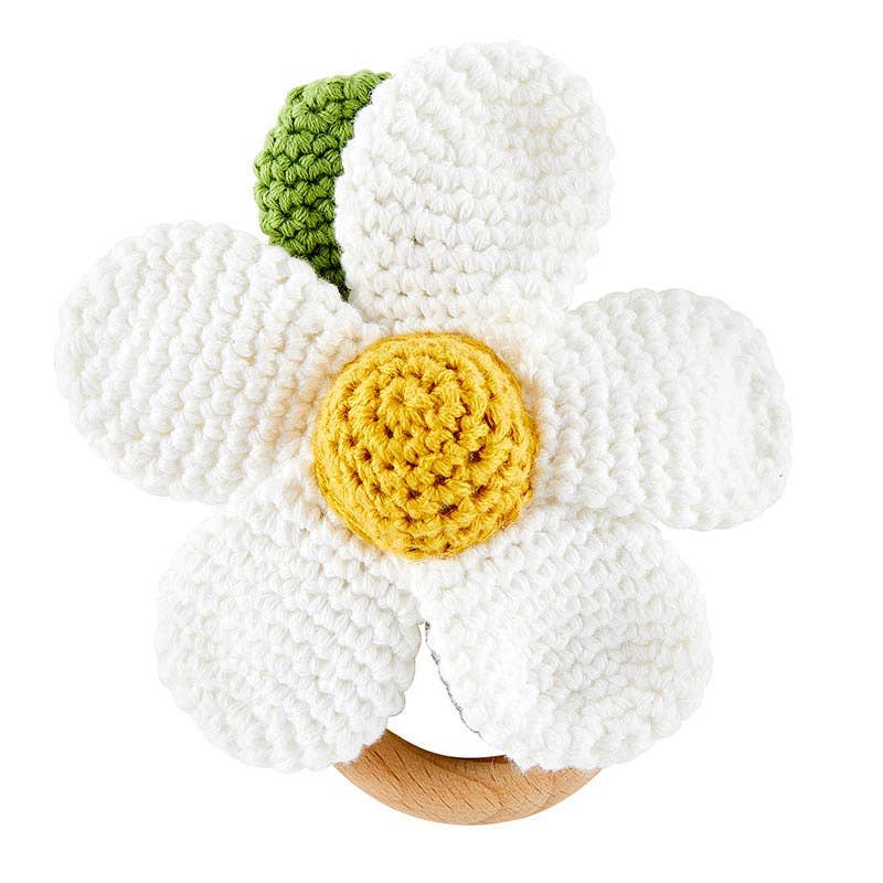 White Daisy Rattle