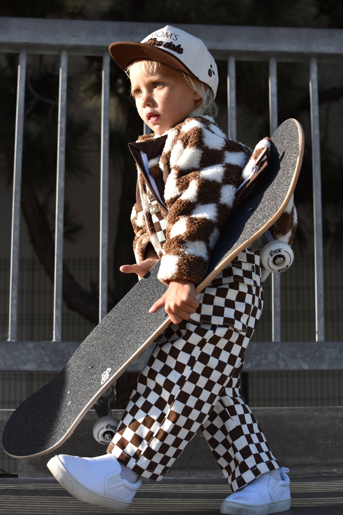 Summit Checkered Sherpa Zip