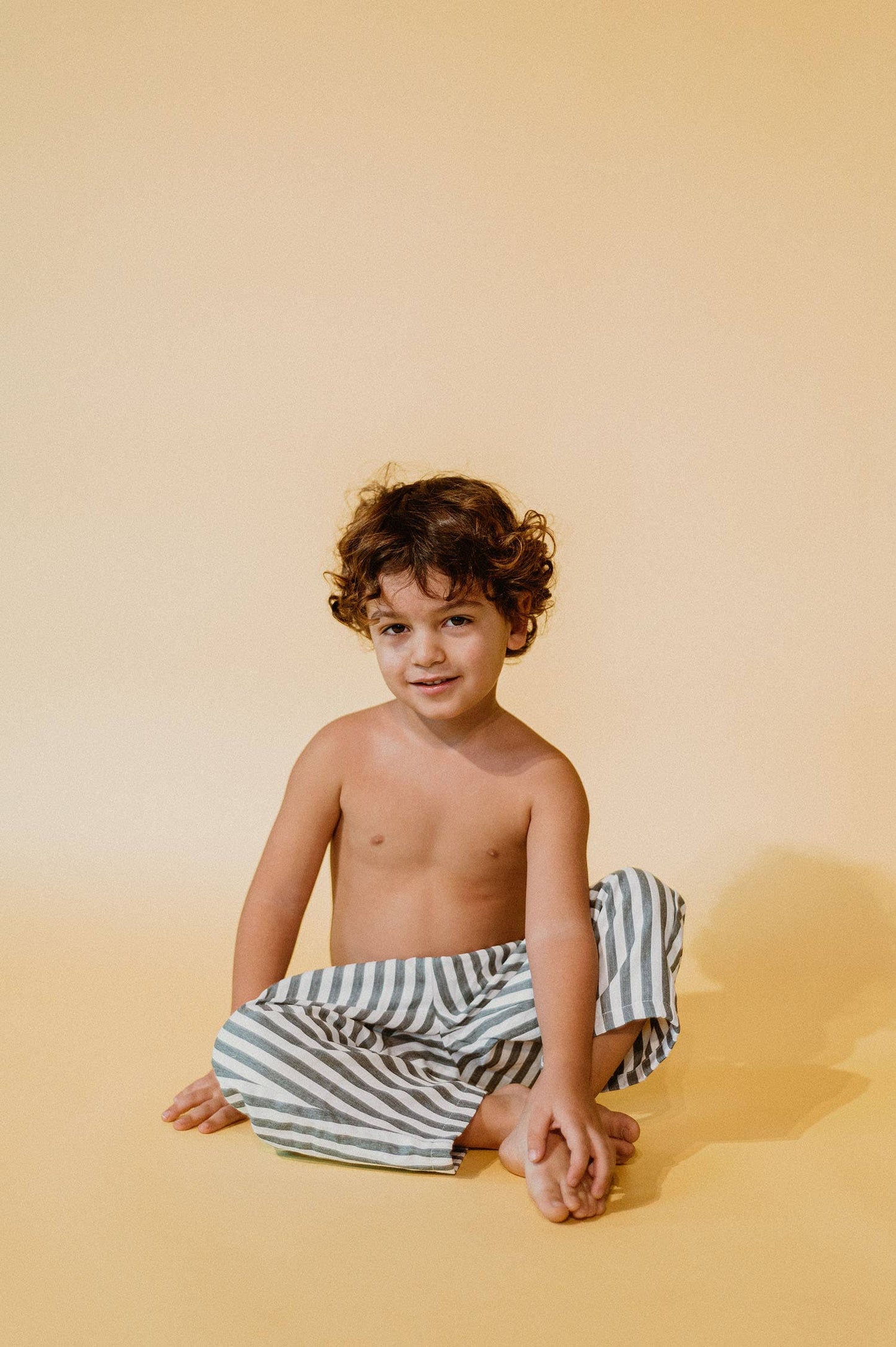 Carter Stripe Pants, Yellow