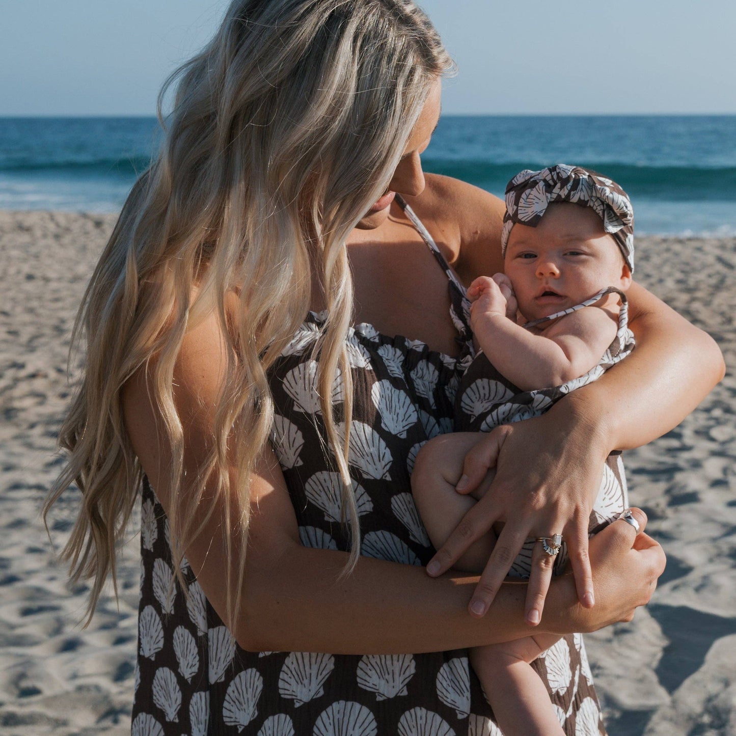 Seashells Muslin Tank Romper