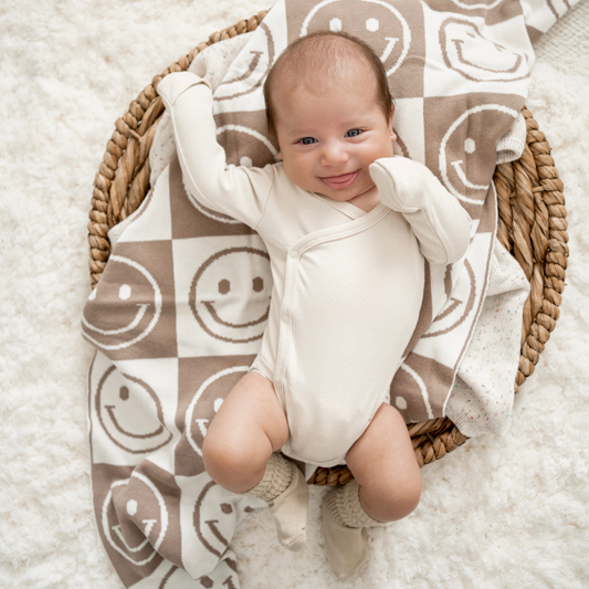 Kimono Bodysuit: Oatmeal
