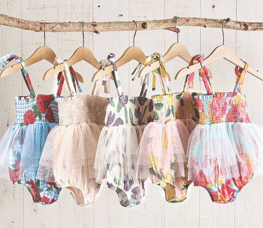 Tutu Bubble Romper - Mini Floral