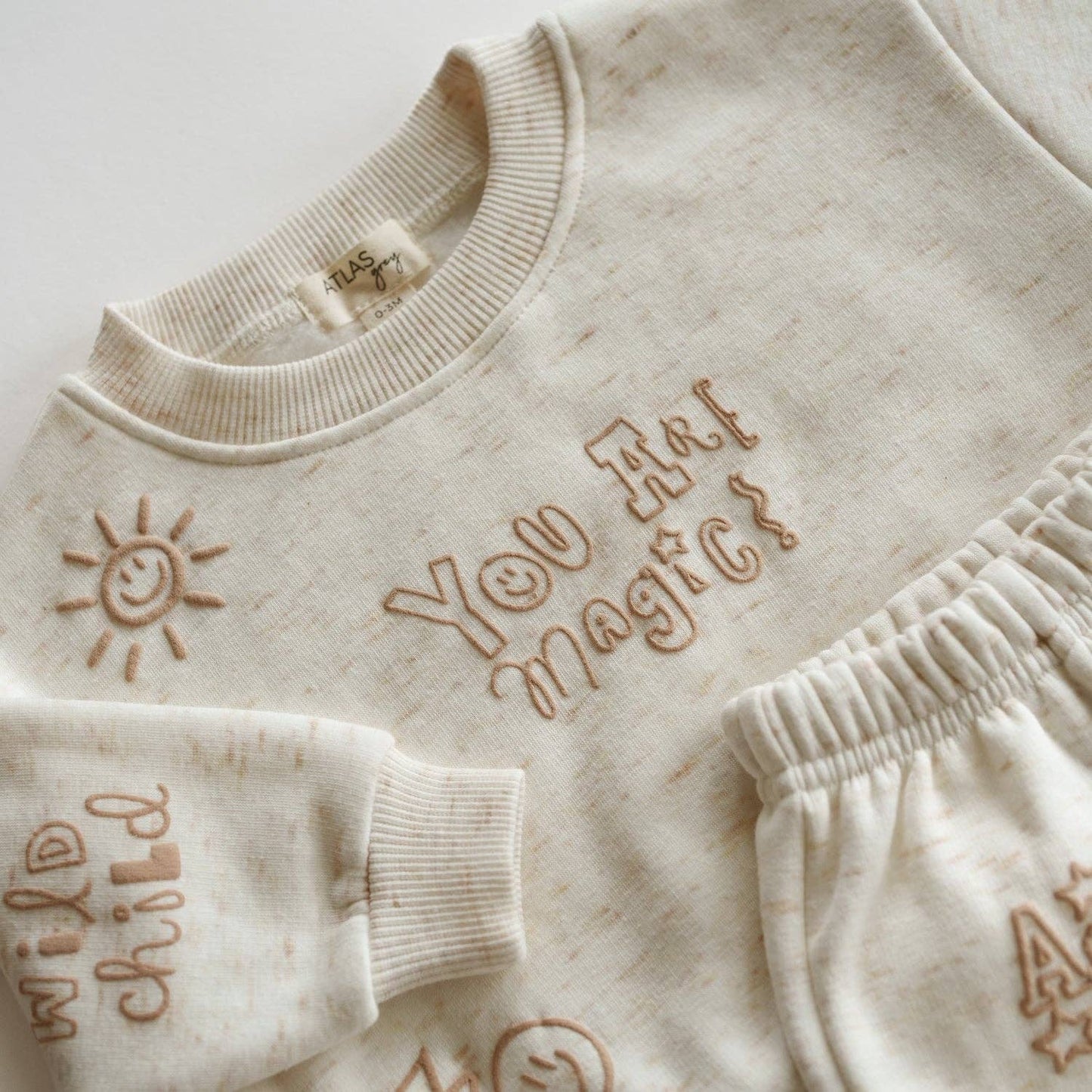 You Are Magic Sweat Set: Heathered Oatmeal