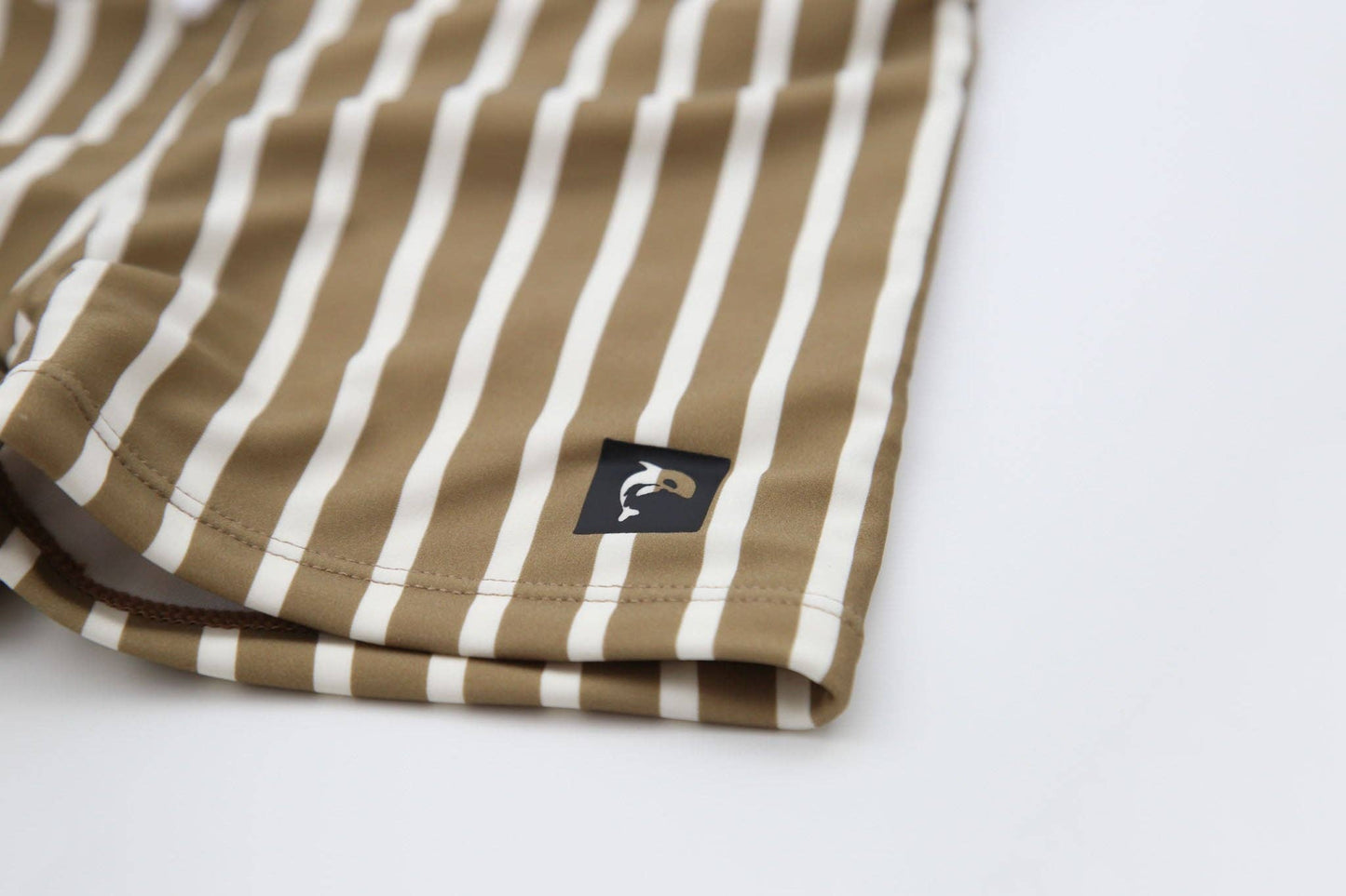 Stripe Swim Boardie Shorts