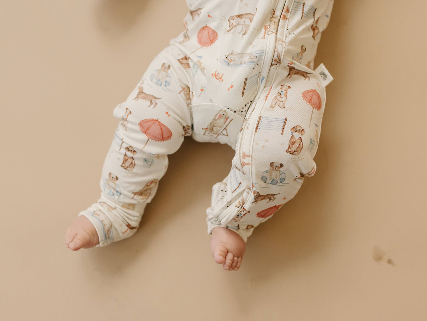 Beach Pawty Bamboo Zippy Romper