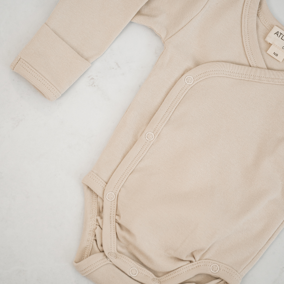 Kimono Bodysuit: Oatmeal