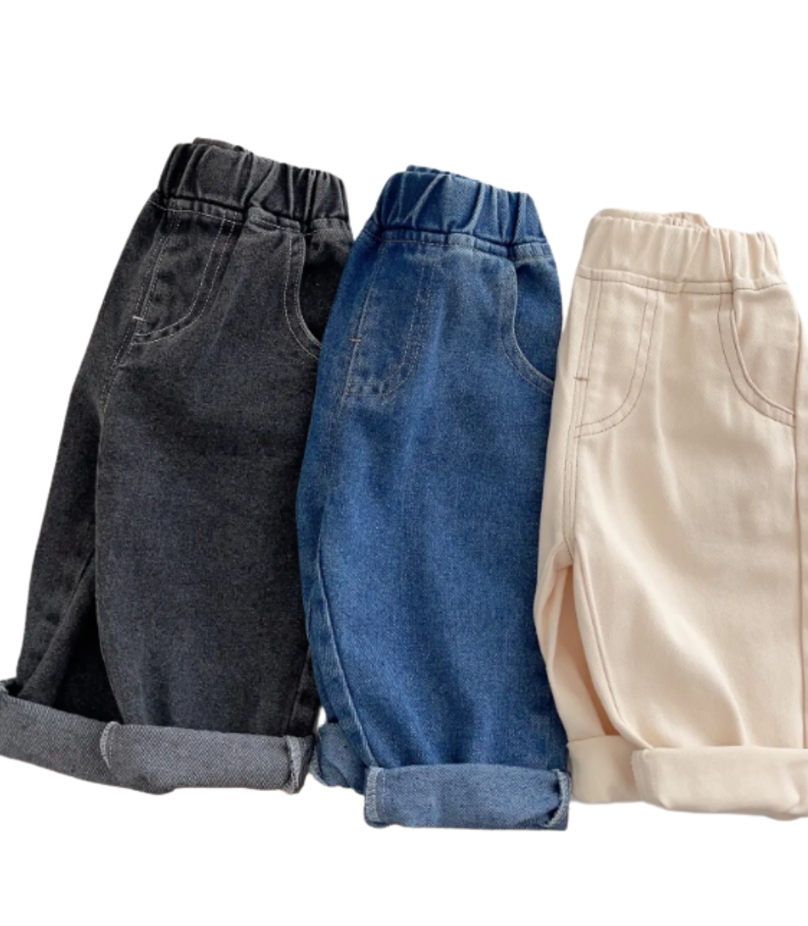 Logan Soft Denim Pants: Artic Ice