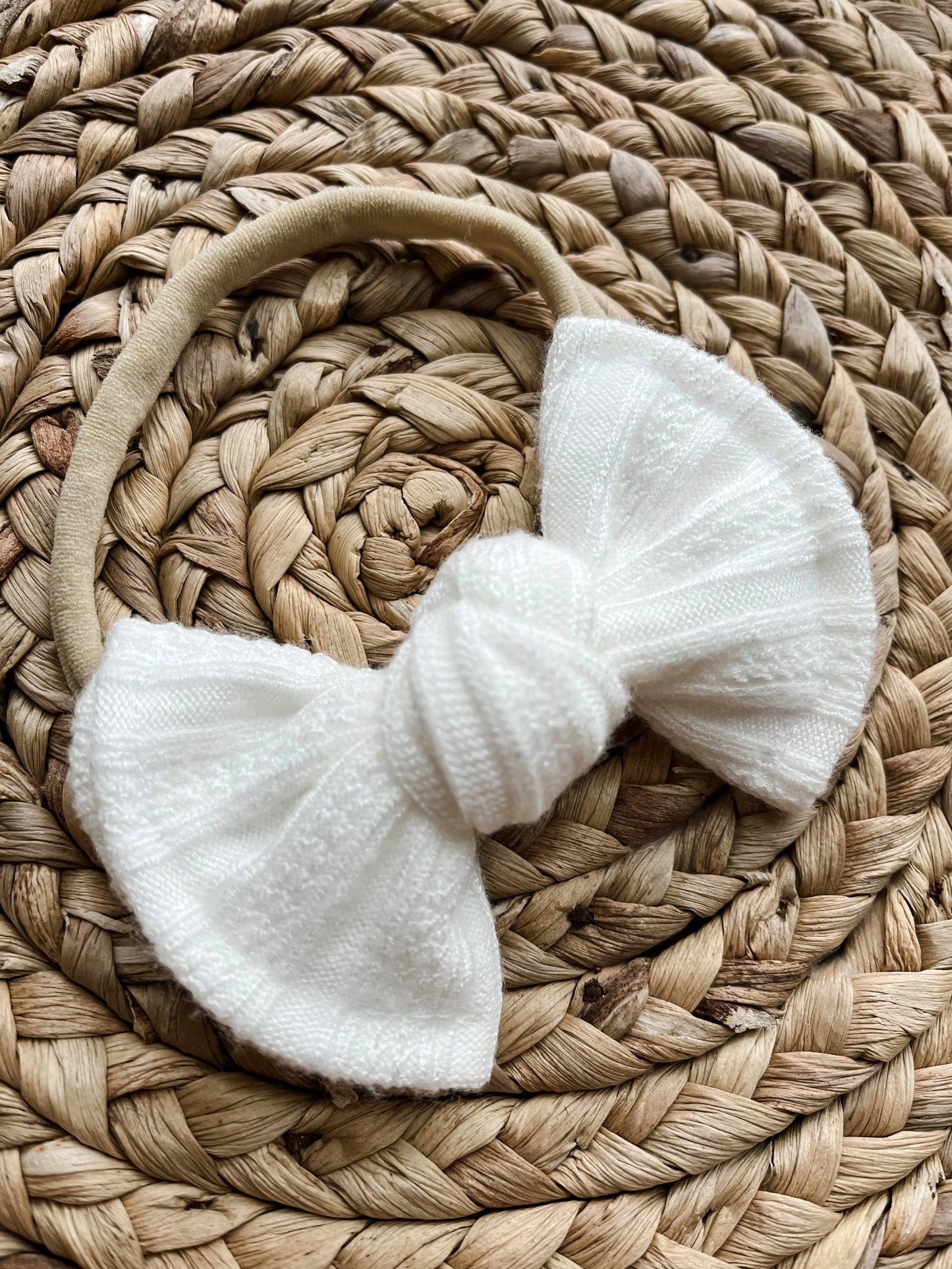 Baby Bow Headband - Chunky Knot