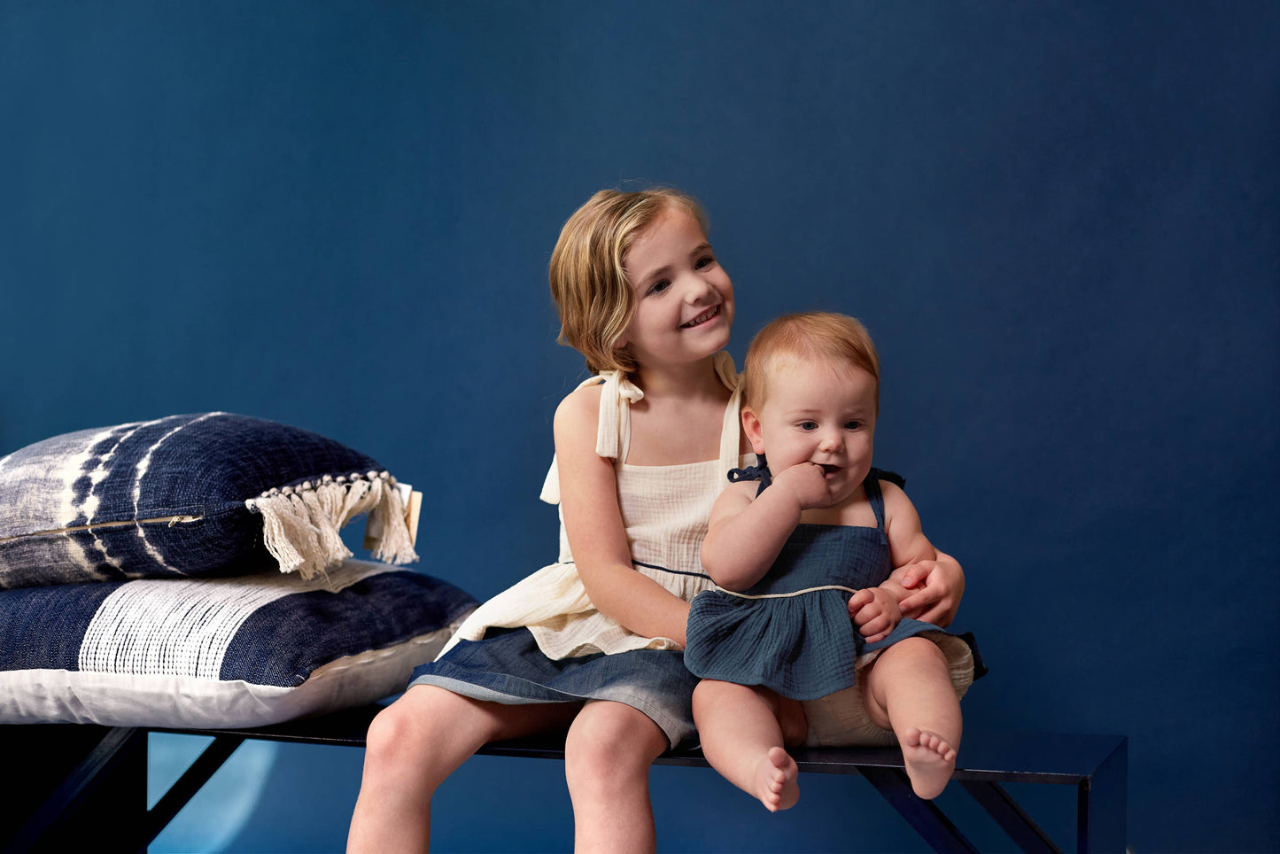 Baby Peplum Top with Ties