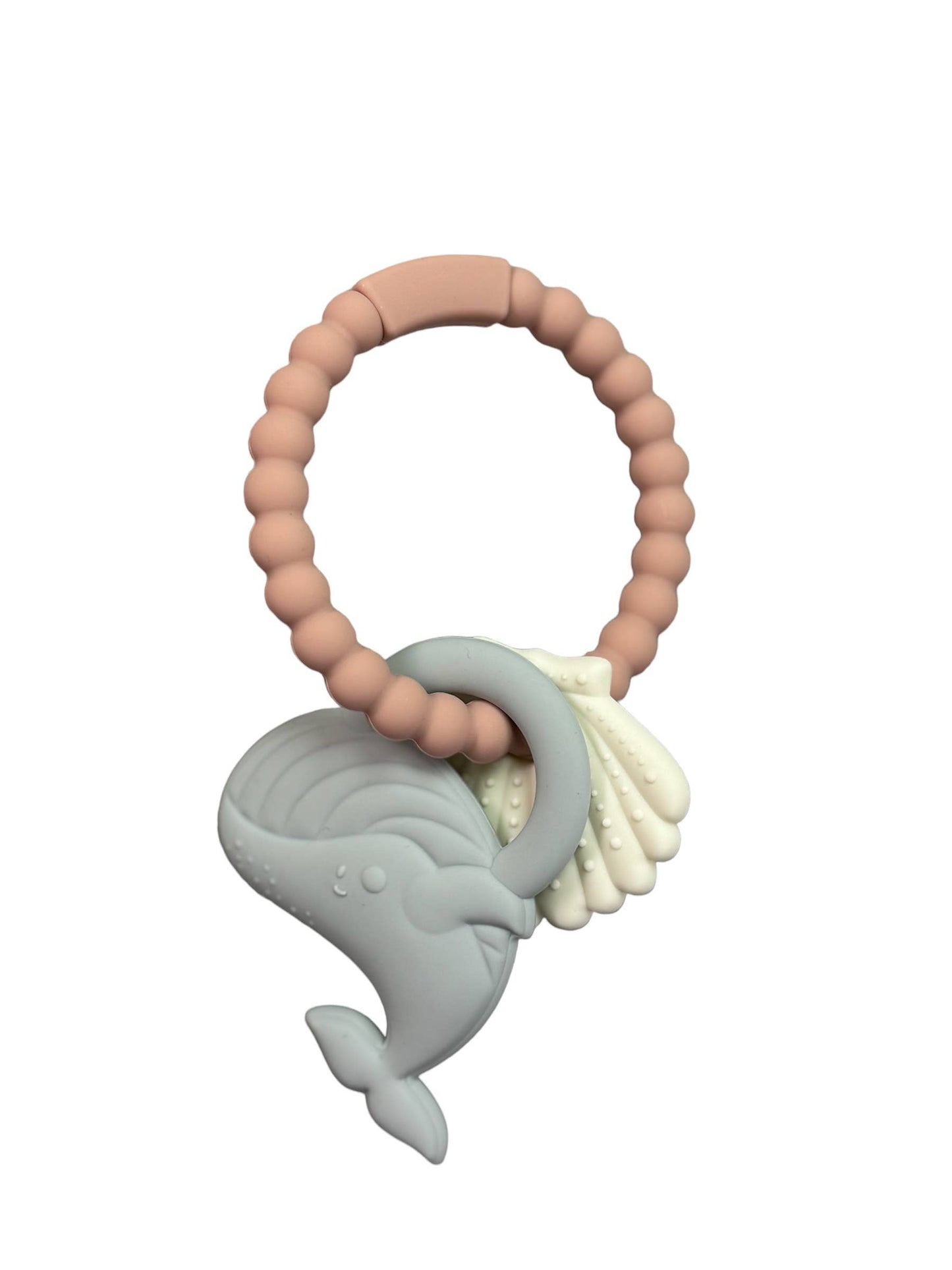 Silicone Whale Teether Ring