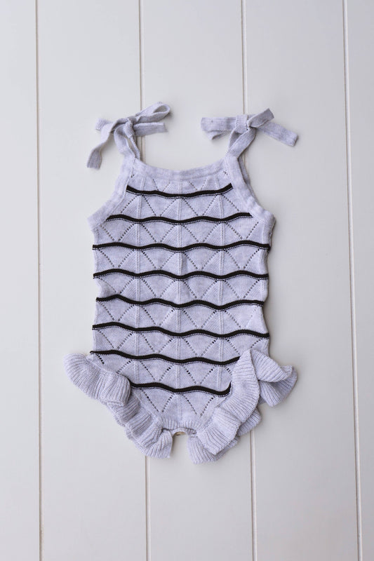 Knit Ruffle Onesie