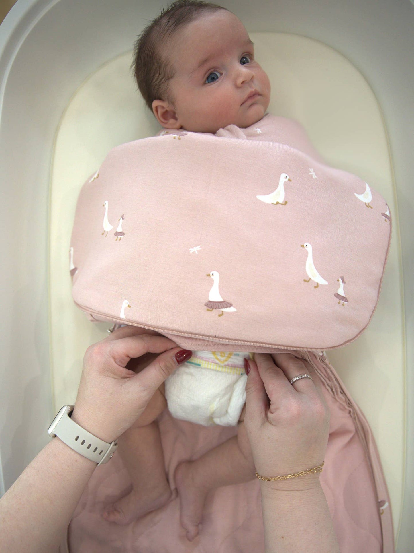 Gunamuna Newborn Swaddle (0.5) Posies