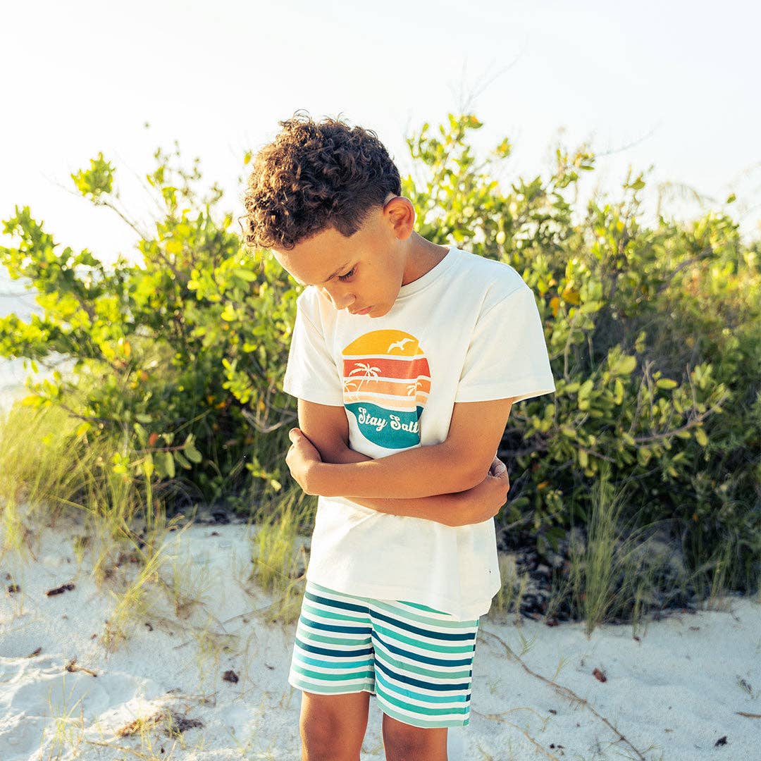 Stay Salty Summer Kids Clothing Cotton Tee Shirt