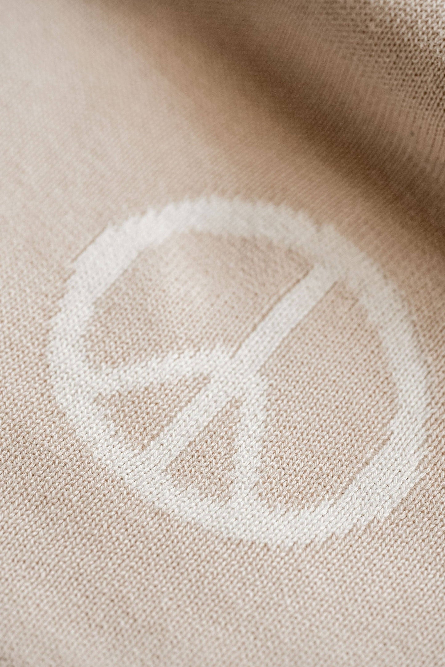 Peace Knit Blanket: Coconut Milk / Oatmeal