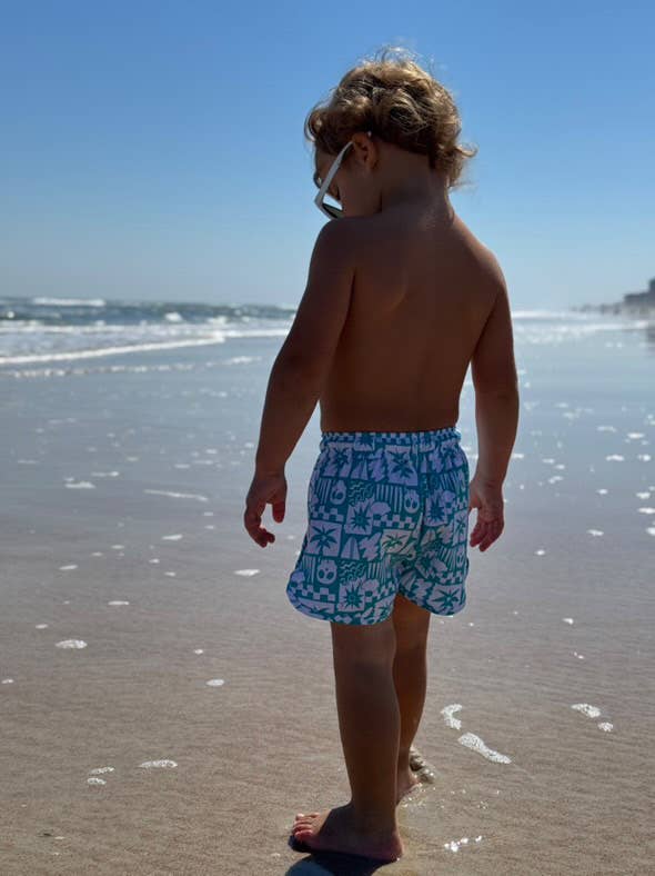 Tidal Wave Swim Trunks