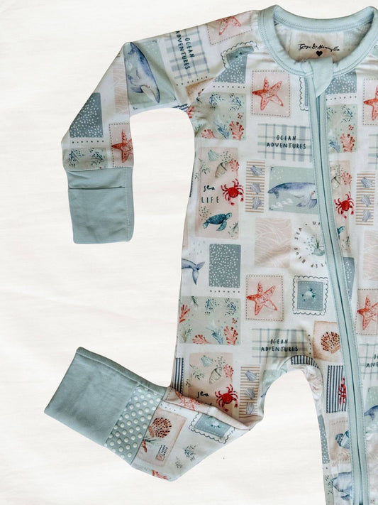 Coastal Patchwork Zippy Pajama