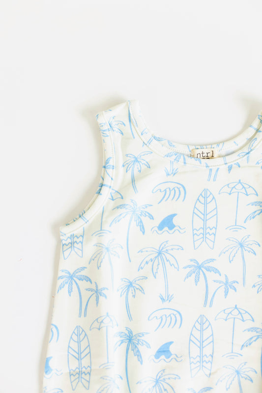 Surfside Sleeveless Bubble | Coastal Daze