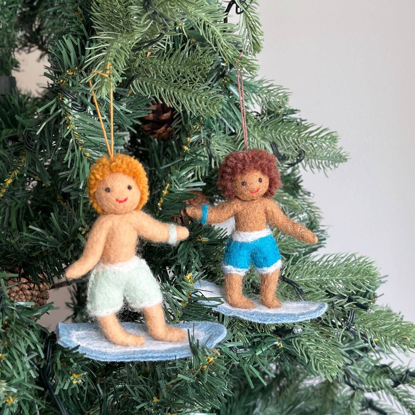 Surfer Boy Felt Ornament