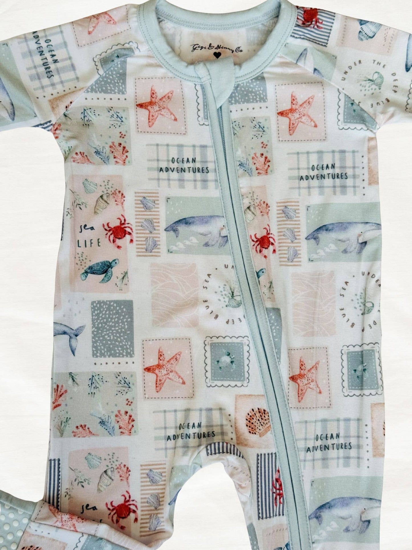 Coastal Patchwork Zippy Pajama