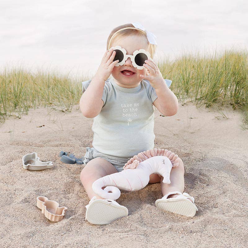 Take Me To The Beach Ruffle Onesie
