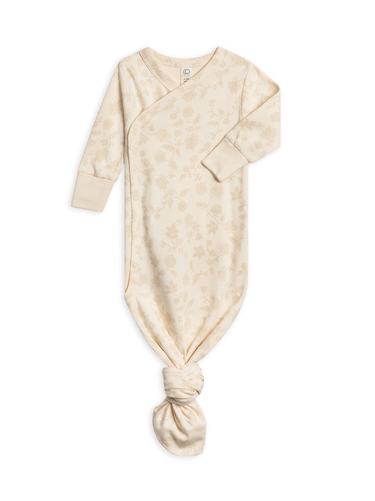 Organic Newborn Indy Kimono Gown