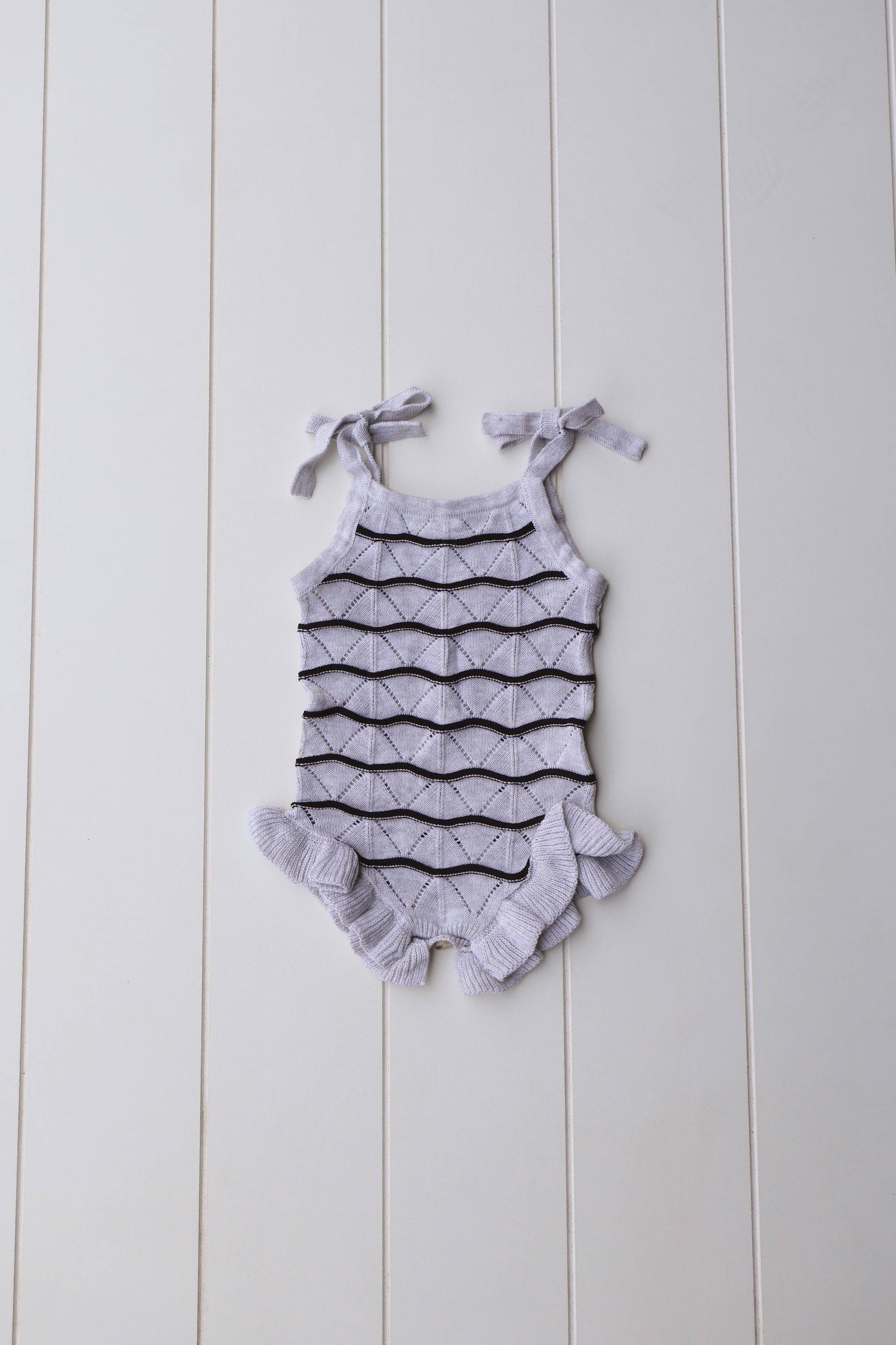Knit Ruffle Onesie