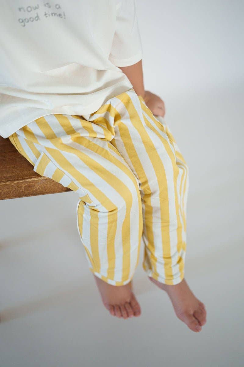 Yellow Stripe Baggy Cargo Pant
