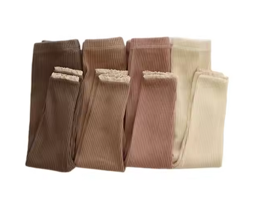 Lace Trimmed Leggings