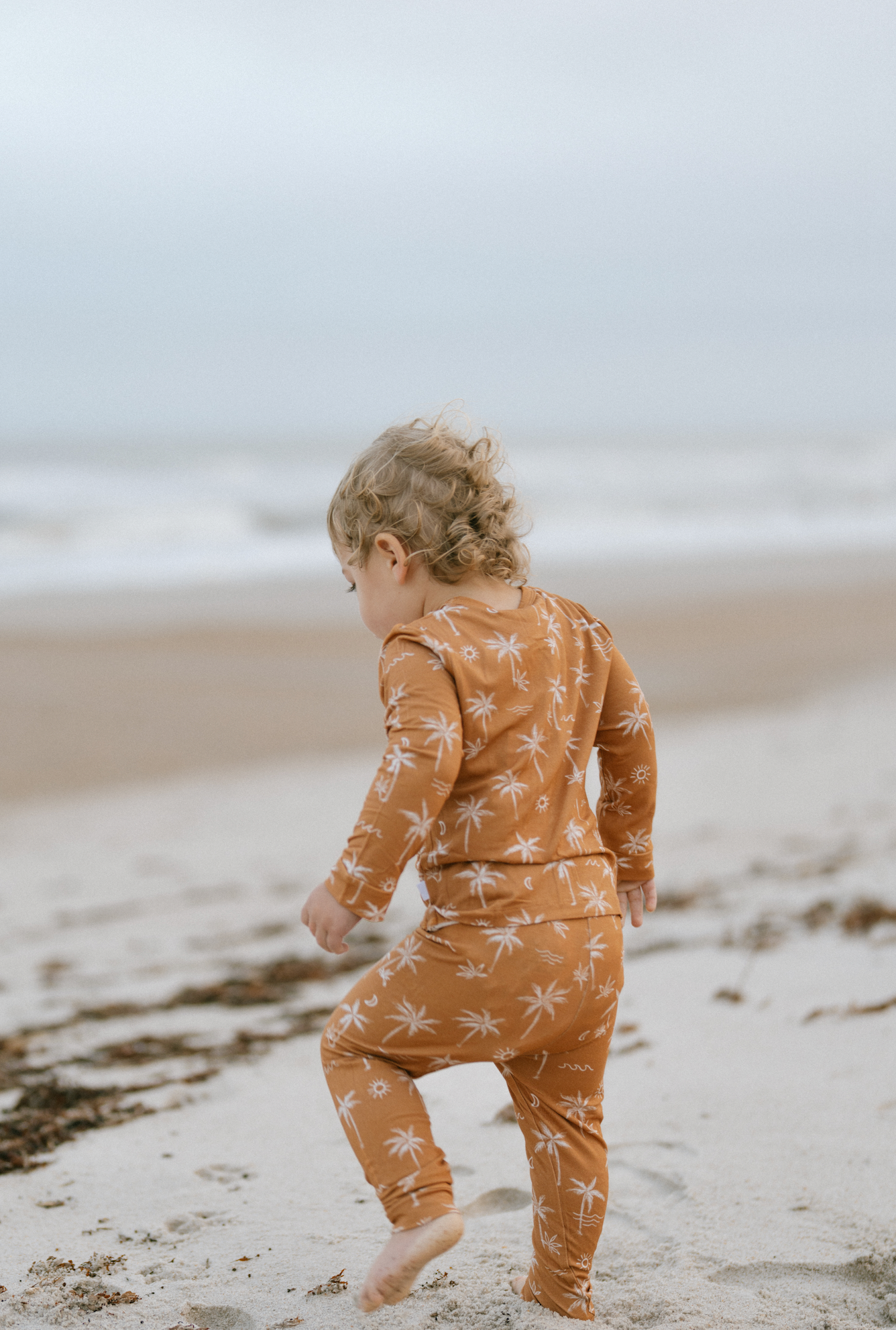 Shwally Palm Camel Bamboo 2 Piece Sleepwear