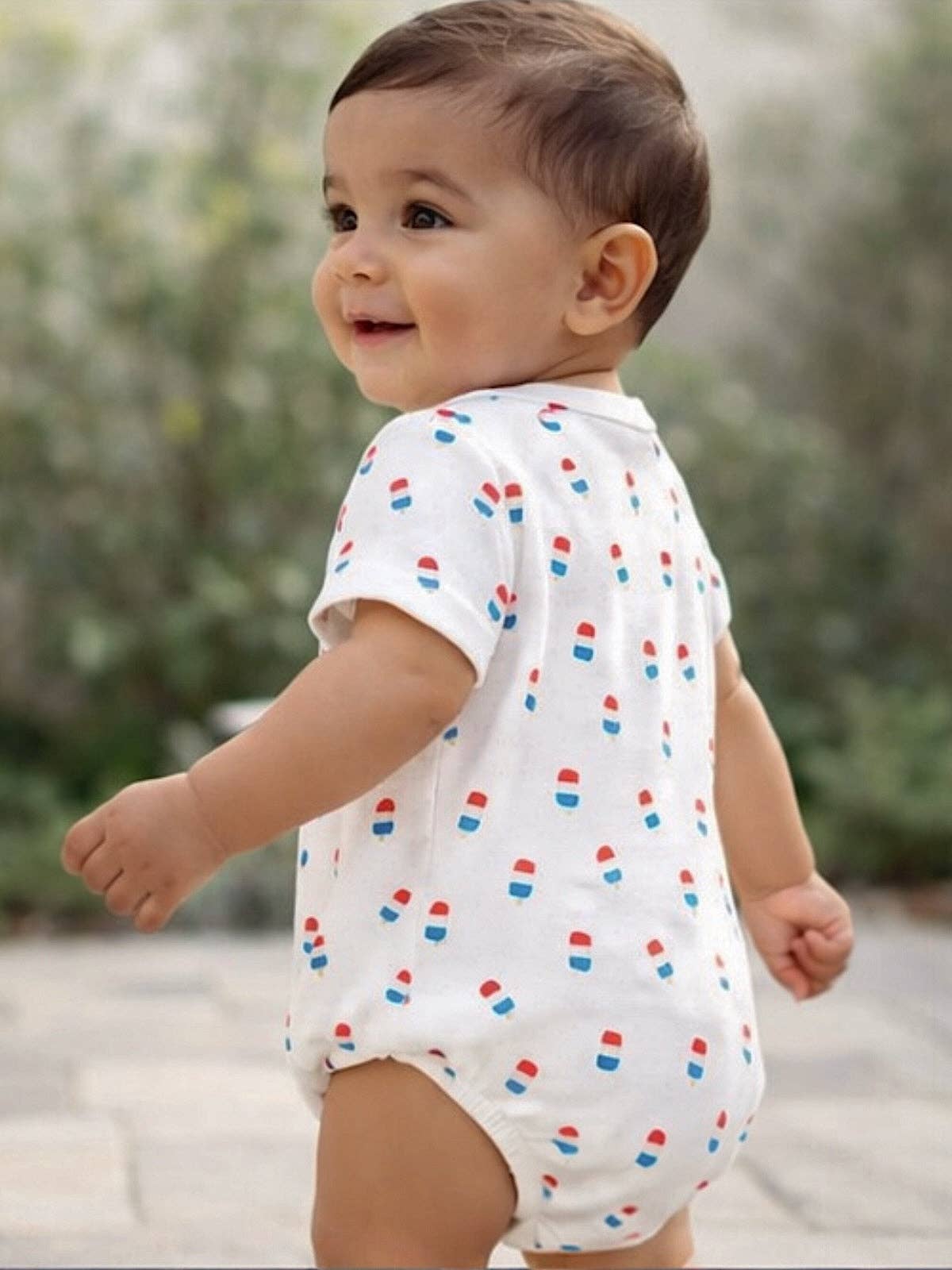 Popsicle T-shirt Pointelle Bubble