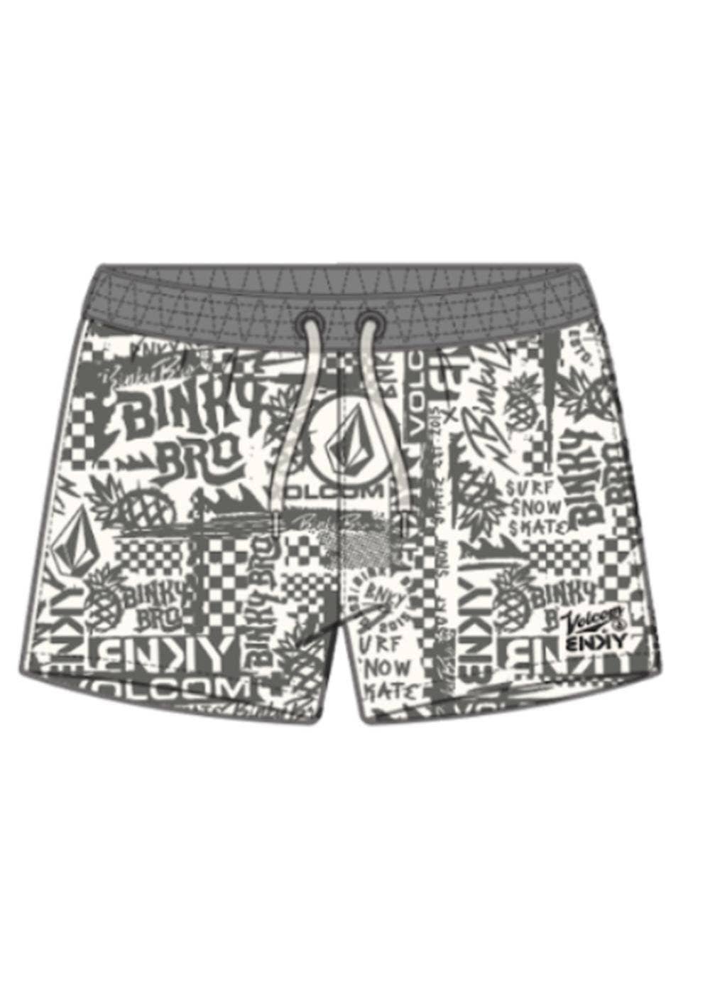 BNKY x VOLCOM Swim Trunks