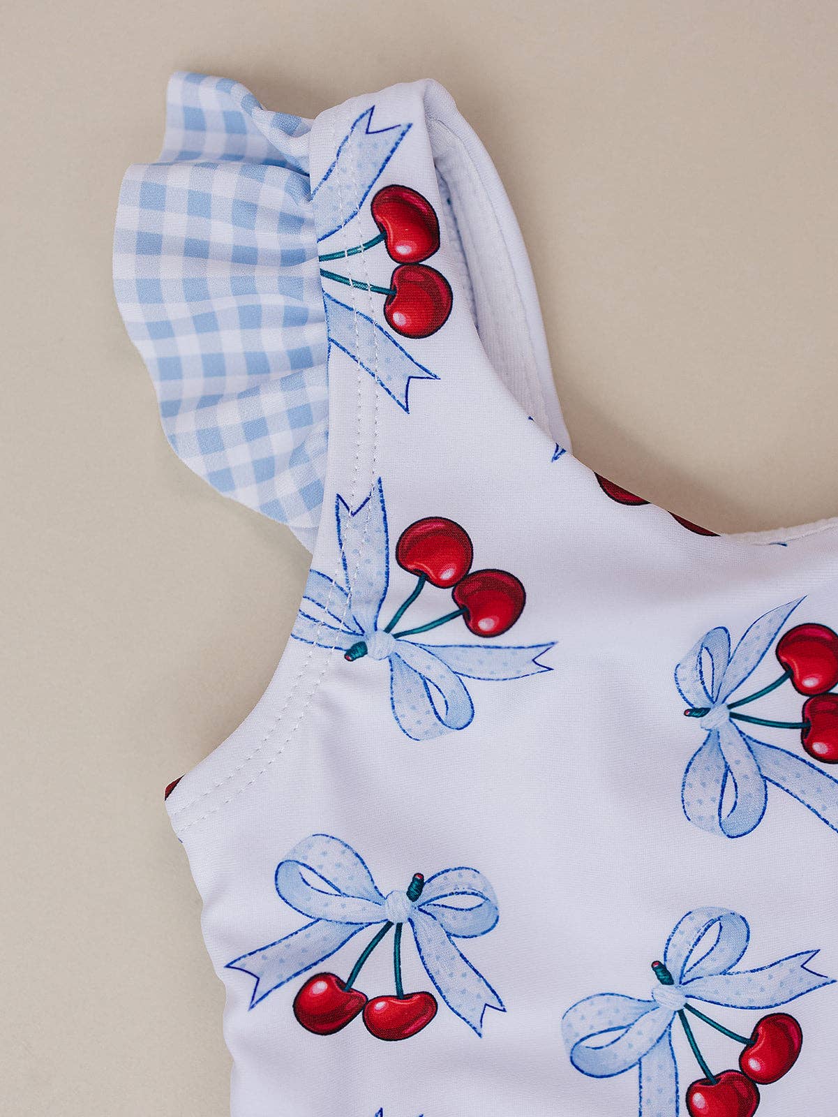 Blue Cherry Two Piece Swimsuit