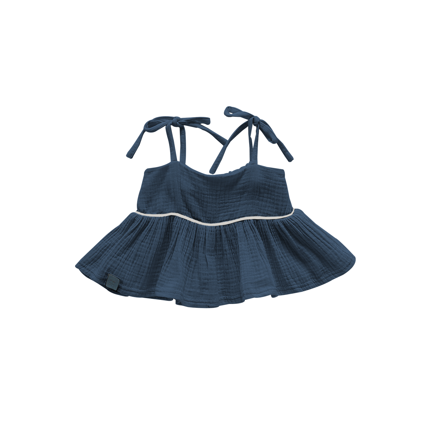 Baby Peplum Top with Ties