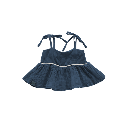 Baby Peplum Top with Ties