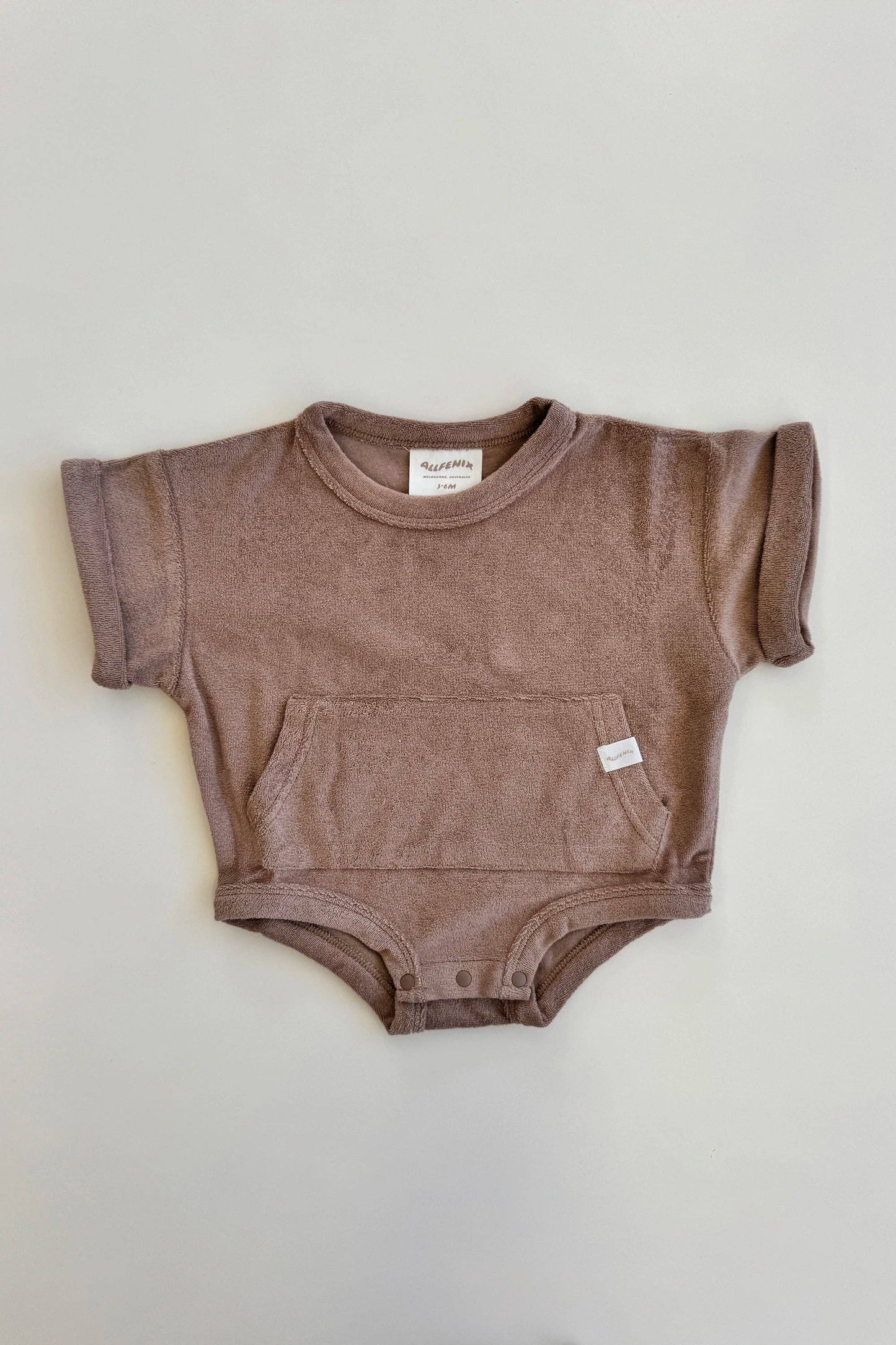 Latte Mini Terry Romper