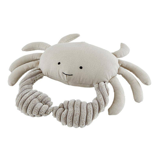 Linen Beach Crinkle Crab Toy