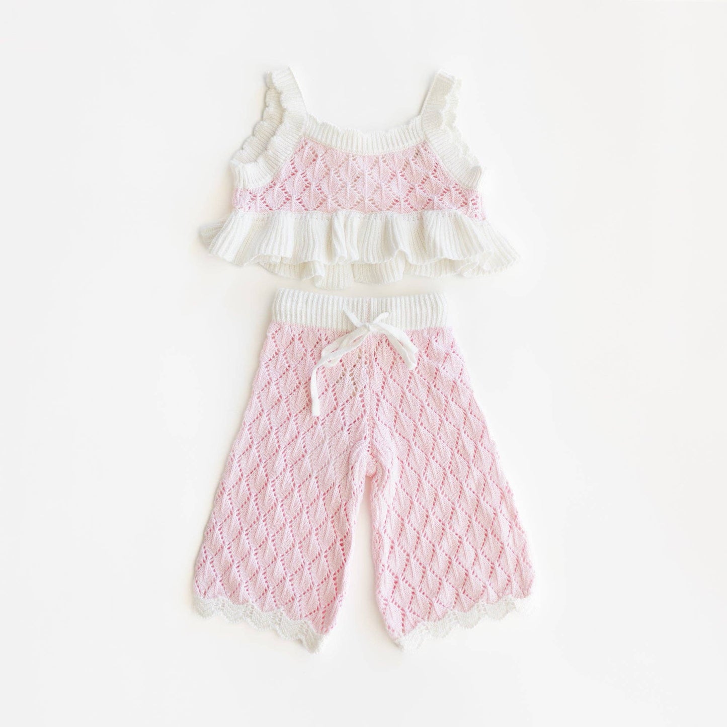 Nora Knit Set: Snow / Petal