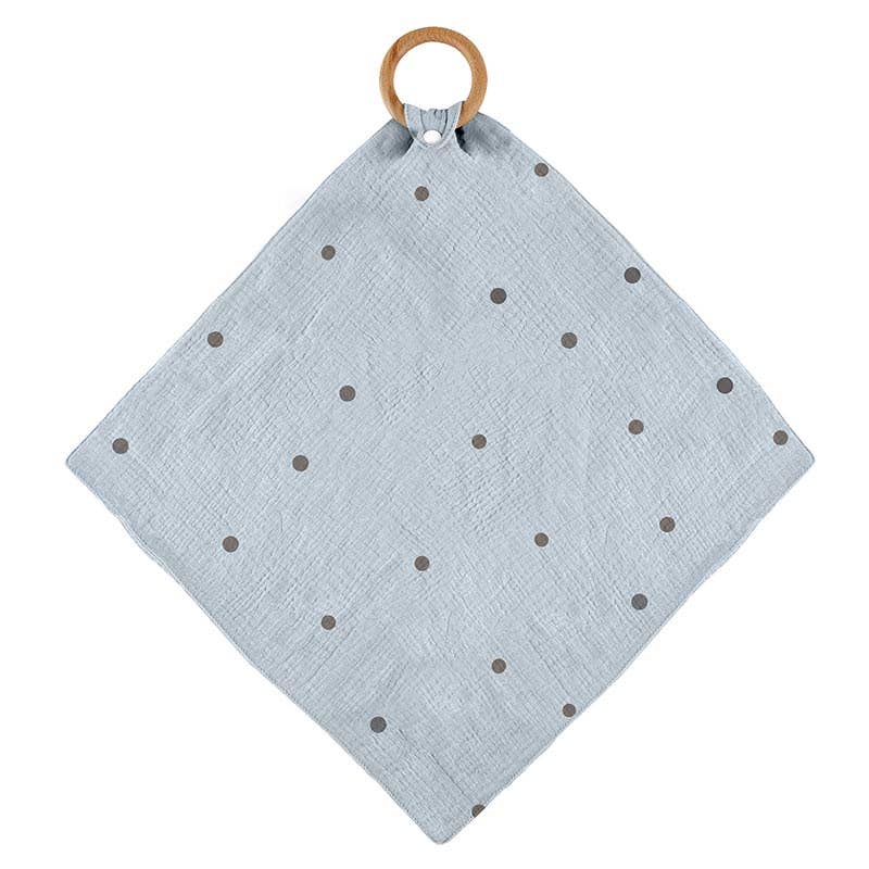 Mini Blankie Teether - Polka Dots