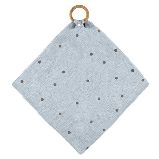 Mini Blankie Teether - Polka Dots