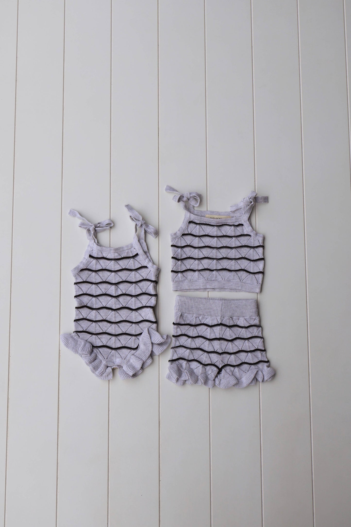 Knit Ruffle Onesie