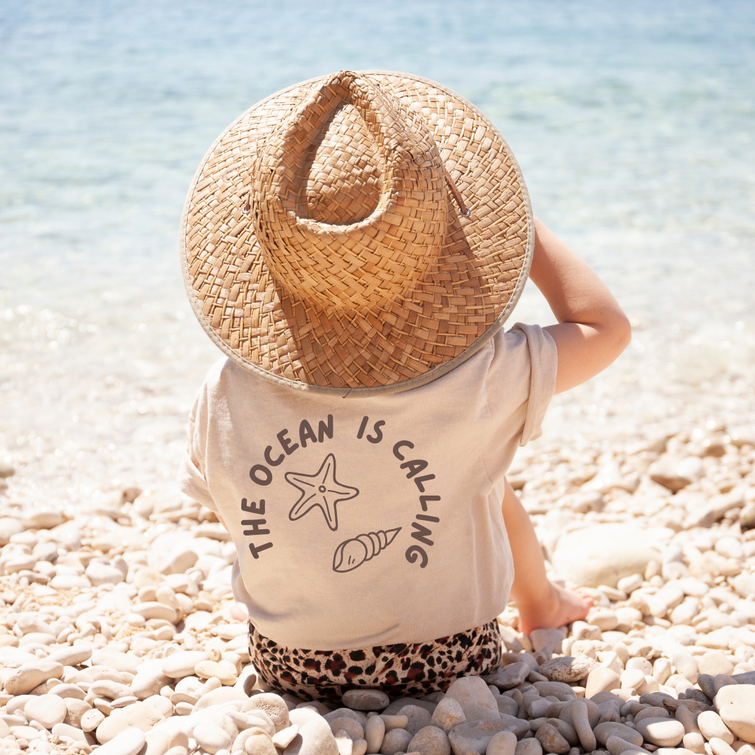The Ocean is Calling Seashells Tee