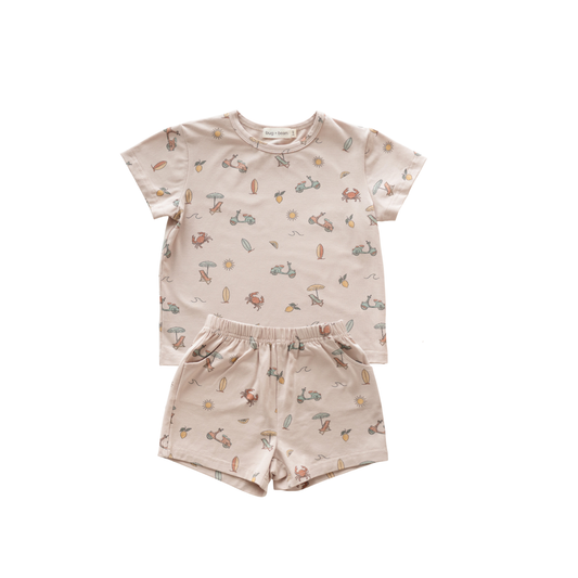 Summer Vibes Organic Cotton Short Set
