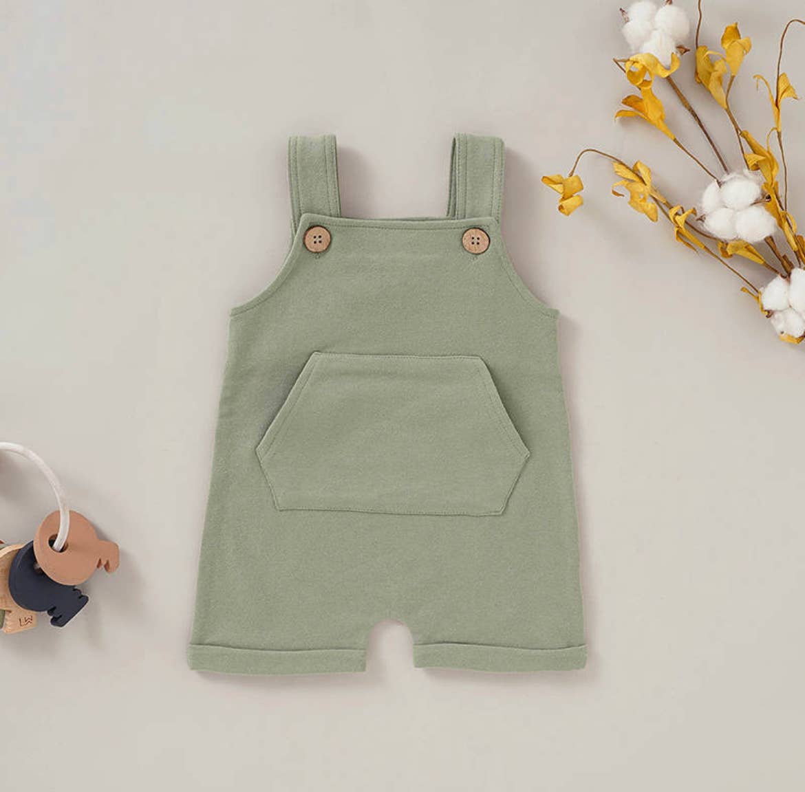 French Terry Overalls
