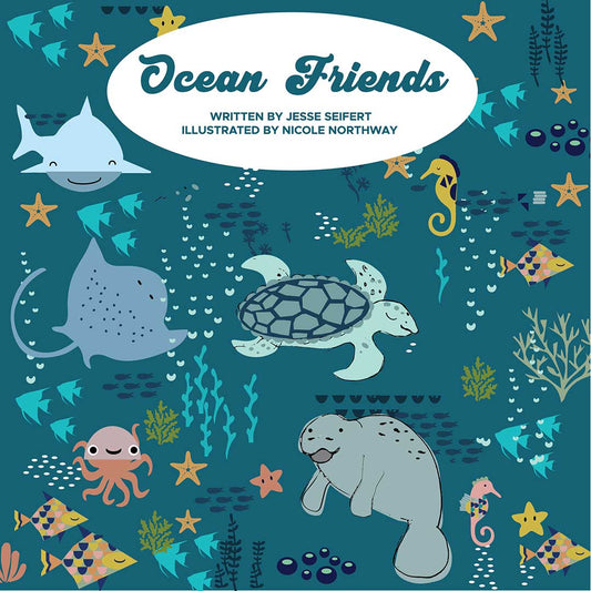 Ocean Friends Under the Sea Book Kids Board Book