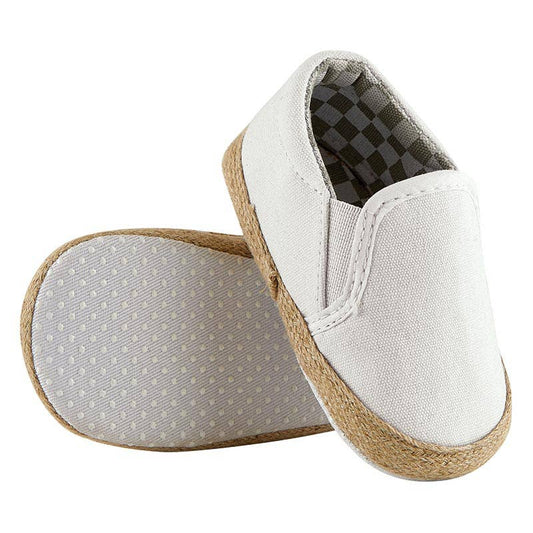 Slip-On Shoes - White: 6-12 mo