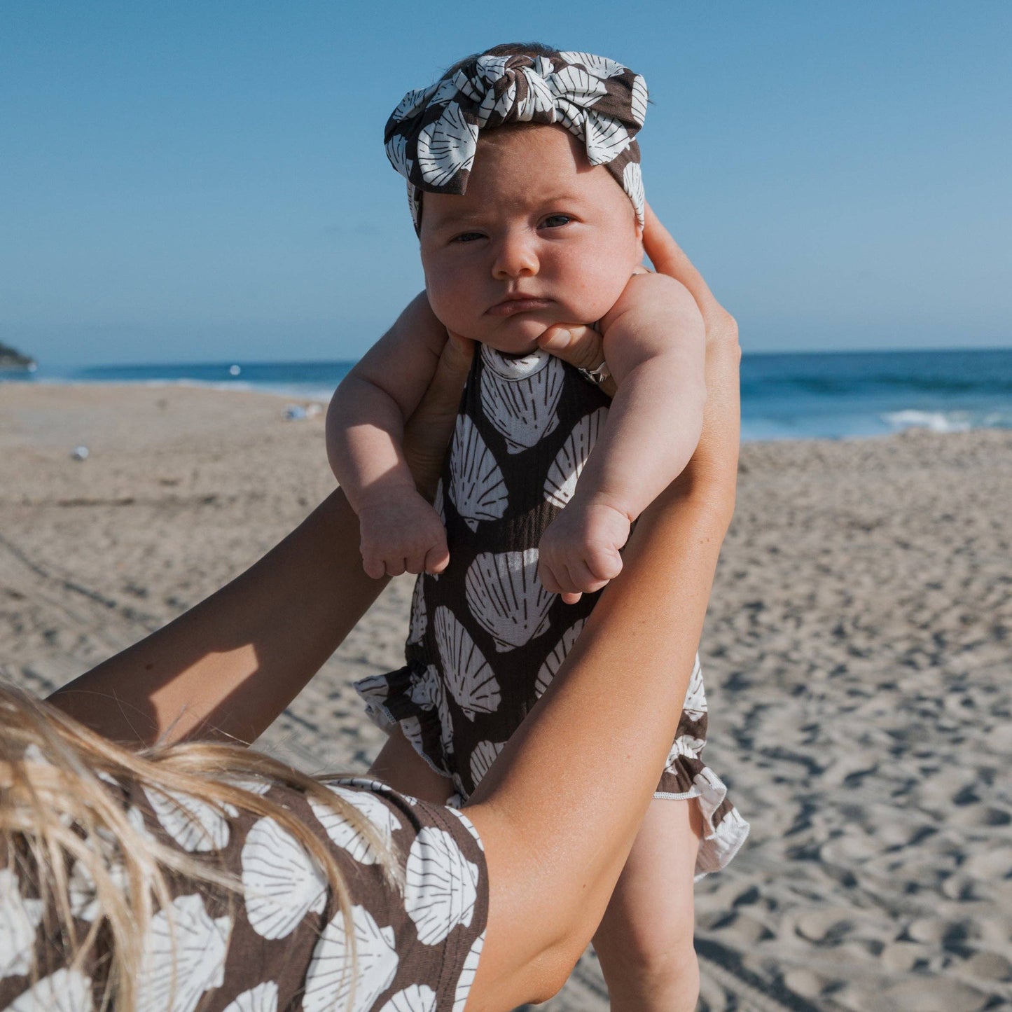 Seashells Muslin Tank Romper