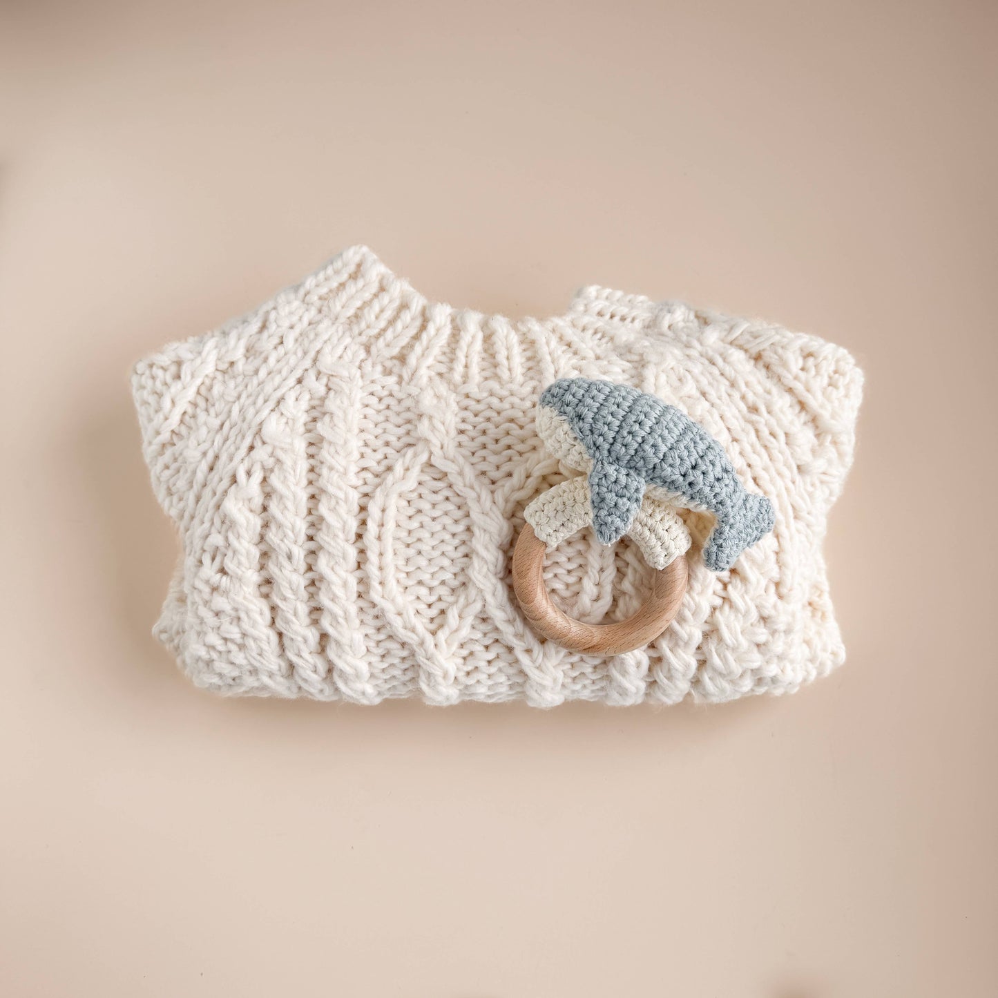 Crochet Rattle: Whale