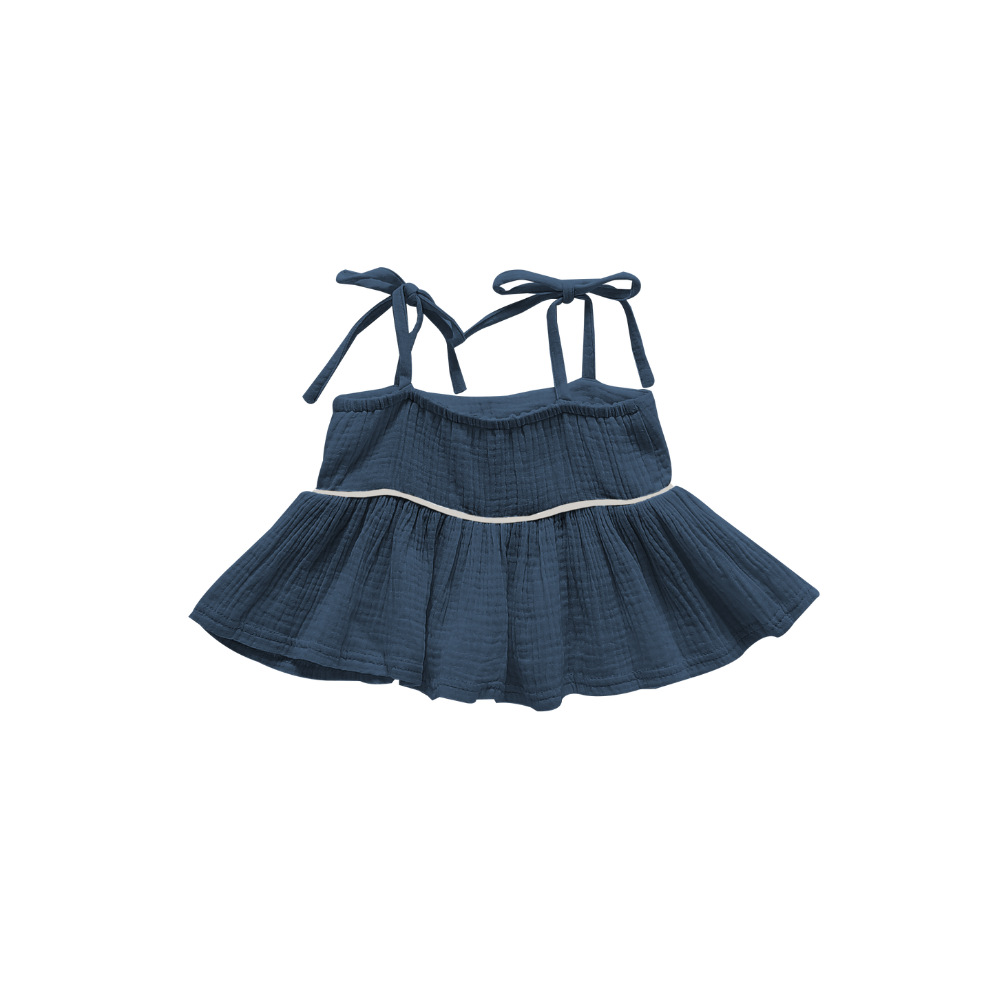 Baby Peplum Top with Ties
