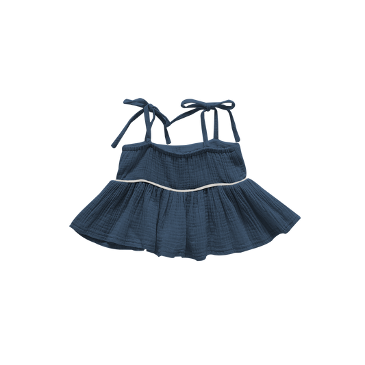 Baby Peplum Top with Ties