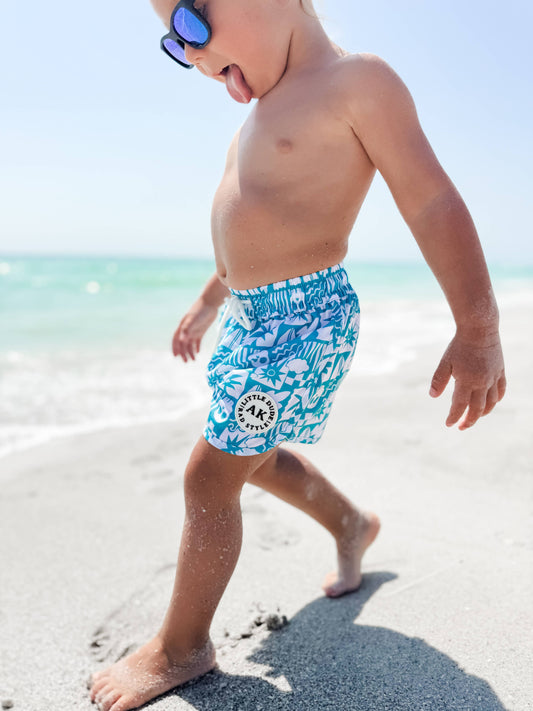Tidal Wave Swim Trunks